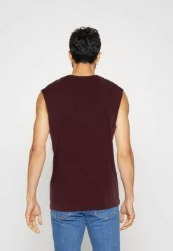 Pier One 2 PACK - Top - Bordeaux/black -Pier One Sklep 096d3b5a69ce412083f09d179299f7a8