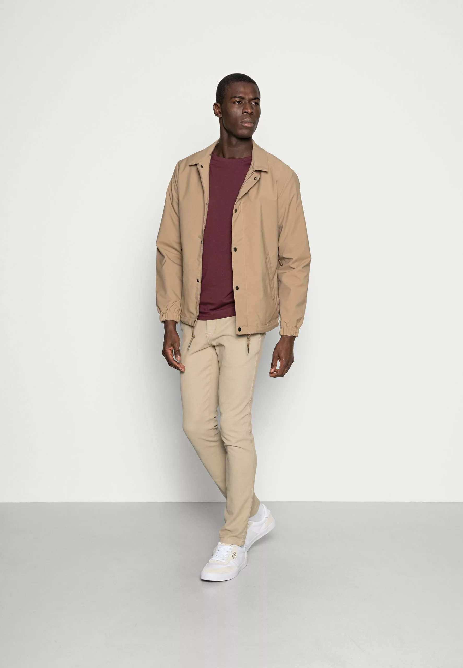 Pier One 2 PACK - T-shirt Basic - Bordeaux 3 Pier One 2 PACK - T-shirt Basic - Bordeaux