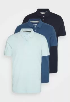Pier One 3 PACK - Koszulka Polo - Light Blue/blue/dark Blue -Pier One Sklep 0ff6d1a0739145f6be830ca146804cdf