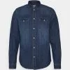 Pier One DENIM - Koszula - Blue Denim -Pier One Sklep 14816eb33aa843d586d3ae8070a120b6