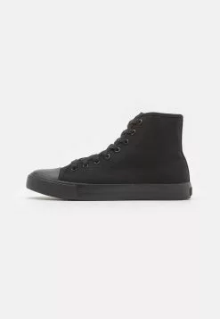 Pier One UNISEX - Sneakersy Wysokie - Black