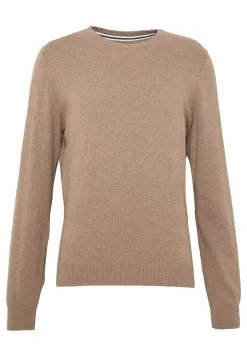 Pier One BASIC CREWNECK - Sweter - Mottled Beige -Pier One Sklep 188b4f92241a4ee38833f970cf37df24