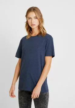 Pier One T-shirt Basic - Dark Blue Melange -Pier One Sklep 1913ab27ec374ef0b3e6a5ff891afb49