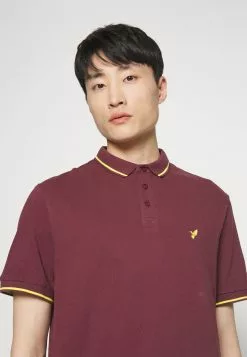 Pier One NEON TIPPING BIRDY - Koszulka Polo - 304 - Bordeaux -Pier One Sklep 1f0d28529b444746b2facb05bdb2a4aa