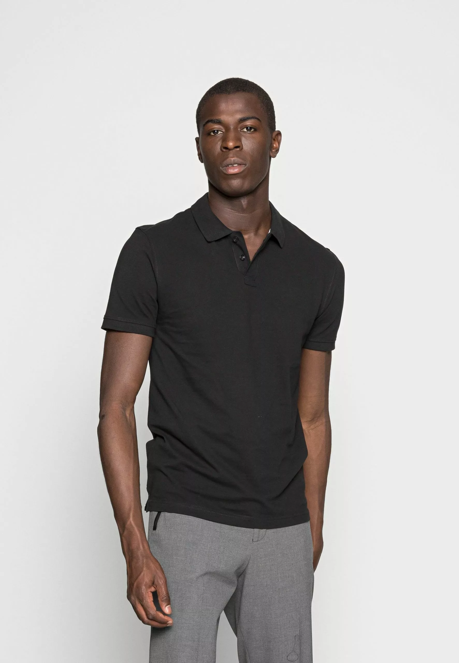 Pier One 2 PACK - Koszulka Polo - Petrol/black 6 Pier One 2 PACK - Koszulka Polo - Petrol/black - obrazek 4