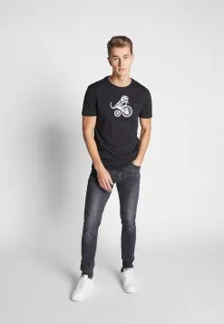 Pier One T-shirt Z Nadrukiem - Black -Pier One Sklep 358bf526fcea4f539a568f55f812394f
