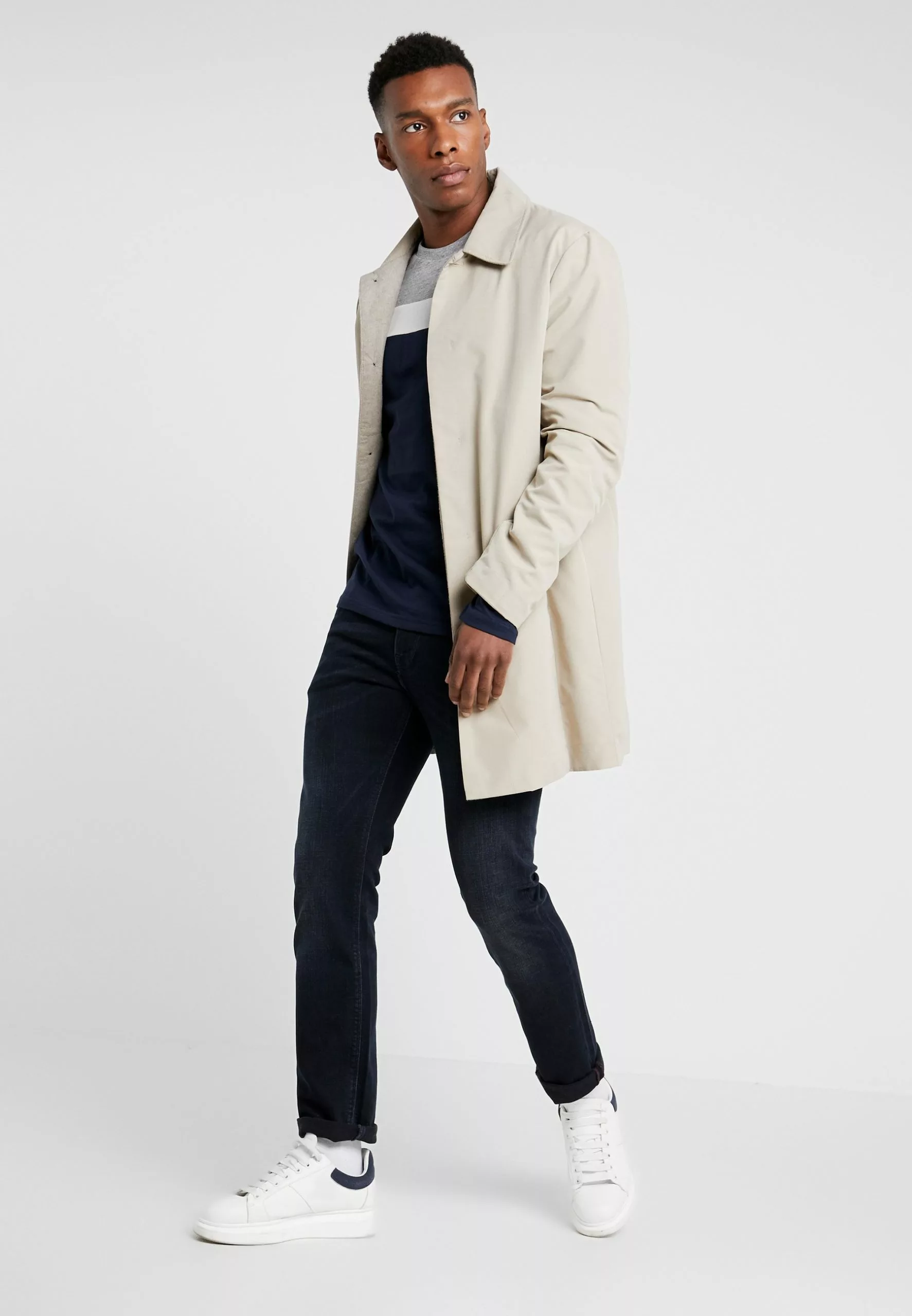 Pier One Bluzka Z Długim Rękawem - Grey/dark Blue 4 Pier One Bluzka Z Długim Rękawem - Grey/dark Blue - obrazek 2