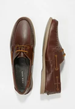 Pier One Buty żeglarskie - Brown