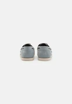 Pier One LEATHER UNISEX - Buty żeglarskie - Light Blue -Pier One Sklep 38a5e66a7c314c5d9ef54a801fa7a47d
