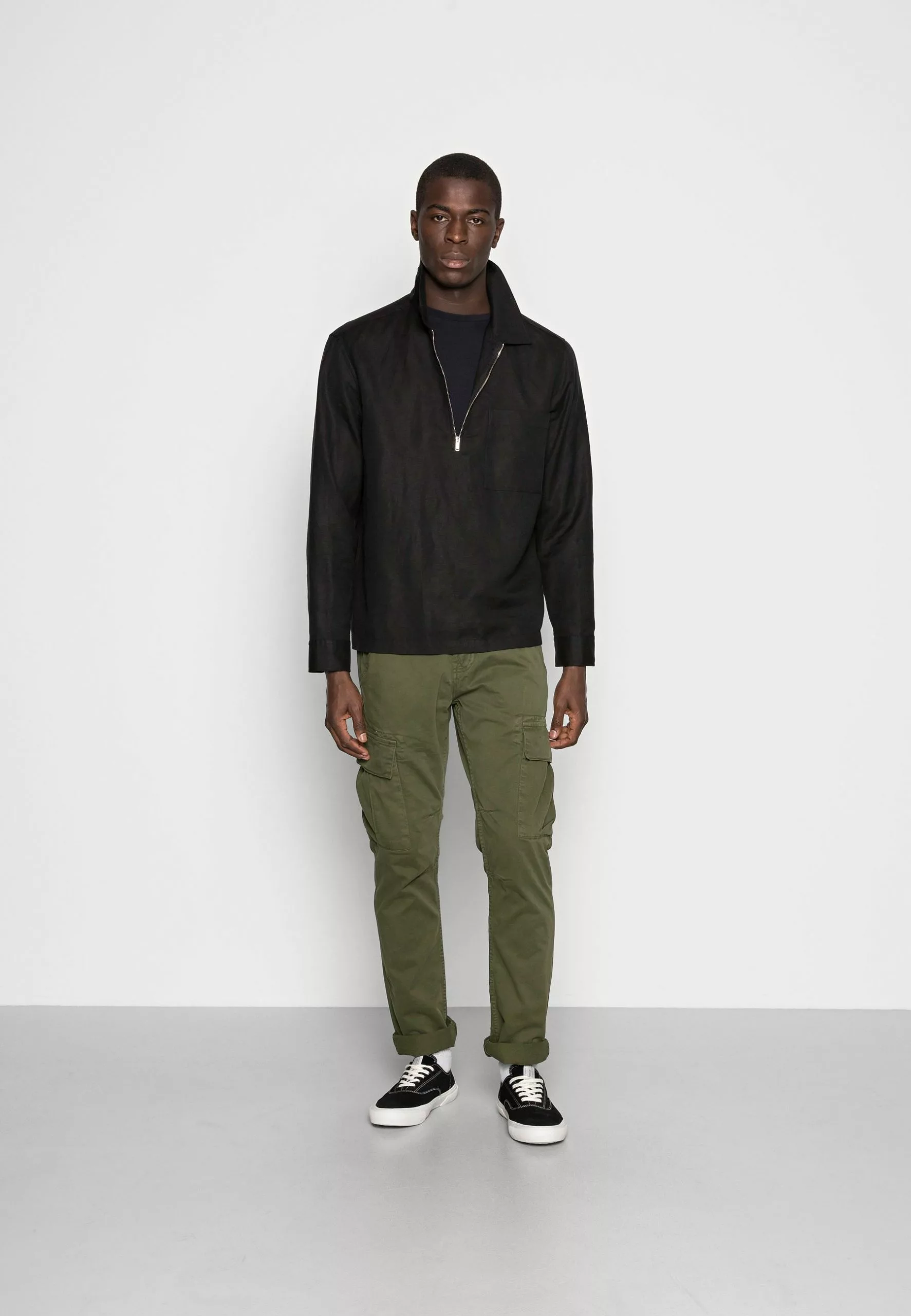 Pier One 2 PACK - Bluzka Z Długim Rękawem - Black 3 Pier One 2 PACK - Bluzka Z Długim Rękawem - Black