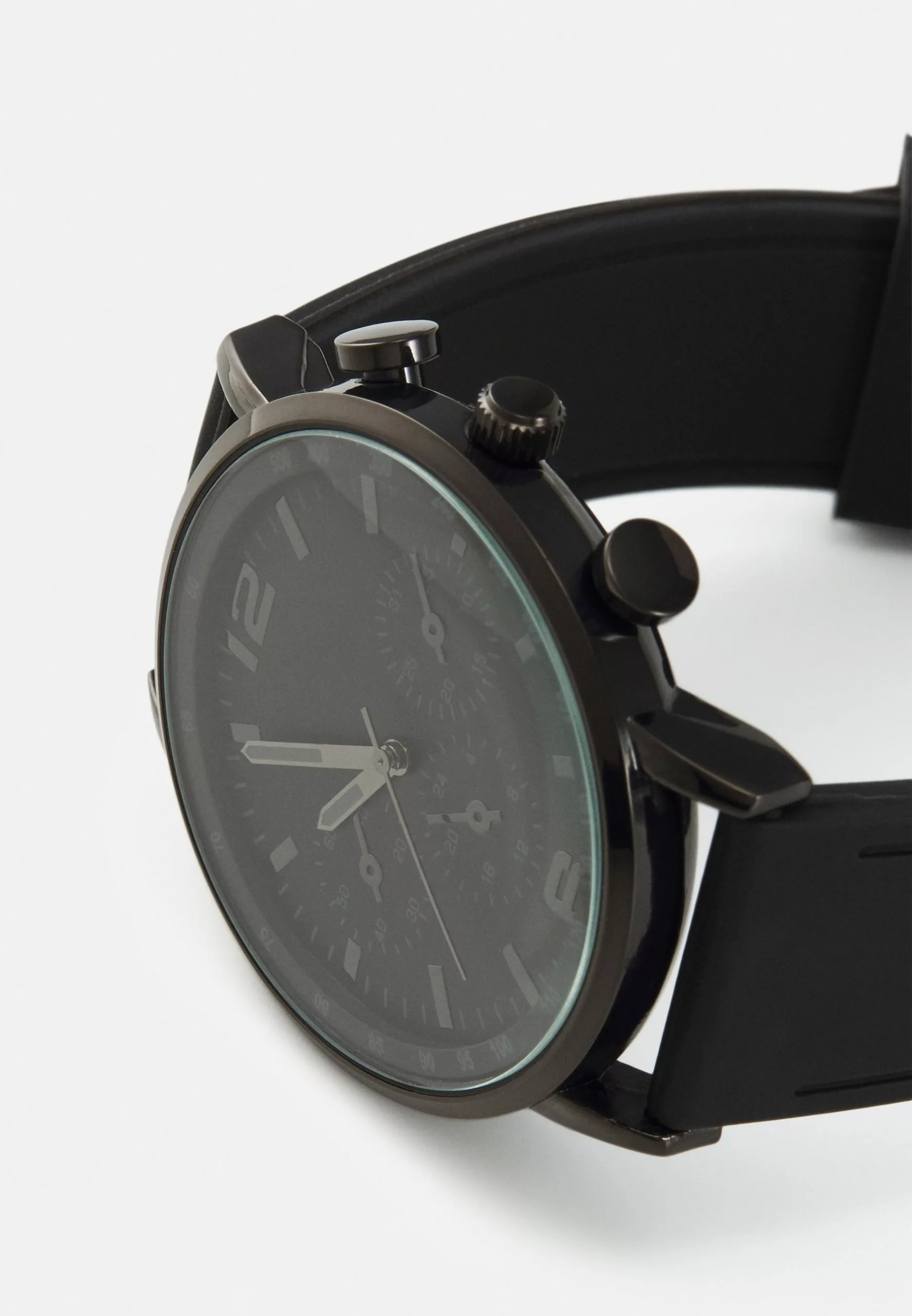 Pier One UNISEX - Zegarek - Black 6 Pier One UNISEX - Zegarek - Black - obrazek 4