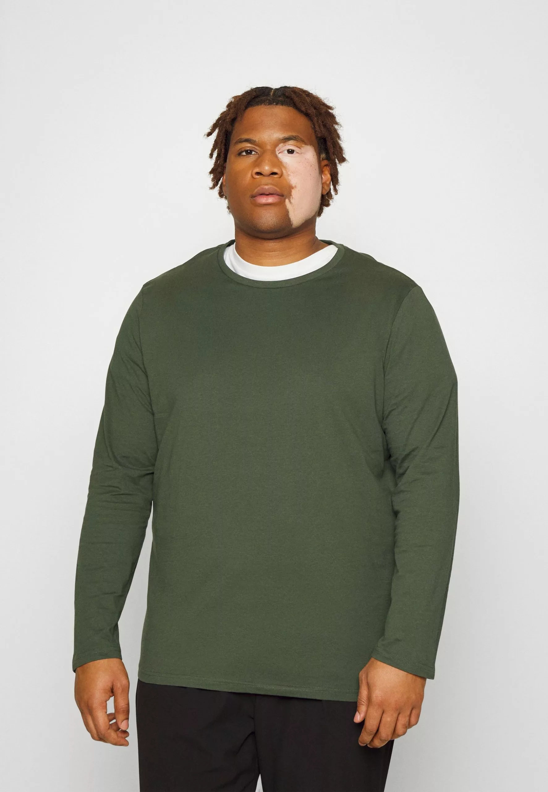 Pier One 2 PACK - Bluzka Z Długim Rękawem - Dark Green/dark Blue 4 Pier One 2 PACK - Bluzka Z Długim Rękawem - Dark Green/dark Blue - obrazek 2