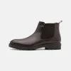 Pier One LEATHER - Botki - Dark Brown