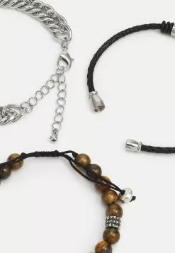 Pier One 4 PACK - Bransoletka - Silver-coloured