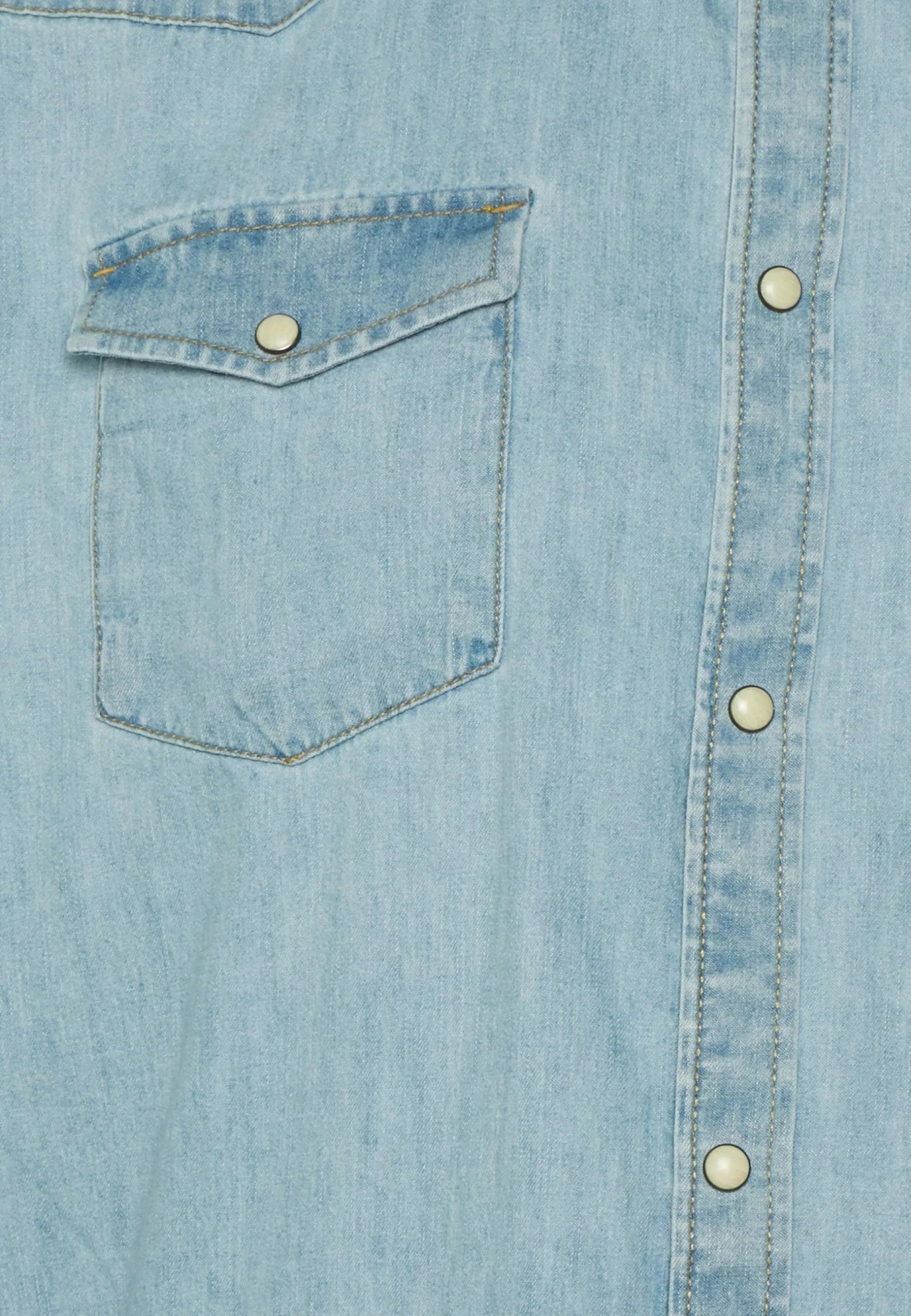 Pier One DENIM - Koszula - Light Blue Denim 5 Pier One DENIM - Koszula - Light Blue Denim - obrazek 3