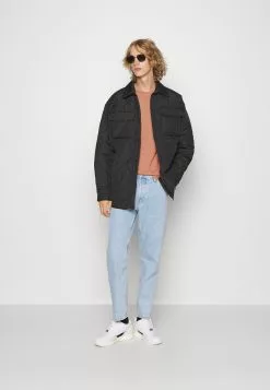 Pier One 5 PACK - T-shirt Basic - Stone/blue/mottled Light Grey -