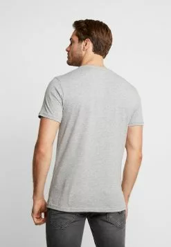 Pier One T-shirt Z Nadrukiem - Mottled Grey -Pier One Sklep 5236cdf3400946df9cd42154432fd434