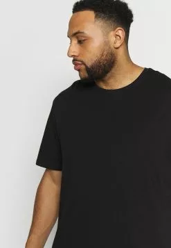 Pier One 2 PACK - T-shirt Basic - Black -Pier One Sklep 534694f073cd4cafaa153bf3f6a29fa1