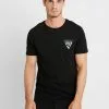 Pier One T-shirt Z Nadrukiem - Black 2 Pier One T-shirt Z Nadrukiem - Black -Pier One Sklep 5658ff9068e04e928532431632329924