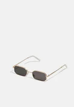 Pier One UNISEX - Okulary Przeciwsłoneczne - Gold-coloured/black