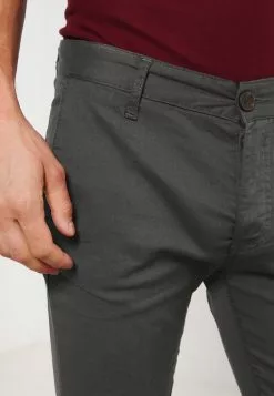 Pier One Chinosy - Dark Grey -Pier One Sklep 57afc5e7d2fb4fccb50811bdf725c68c
