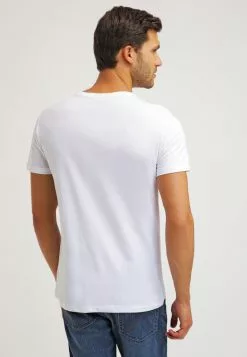 Pier One 2 PACK - T-shirt Basic - White/black -Pier One Sklep 5aed355507e44010828824c23af43b99