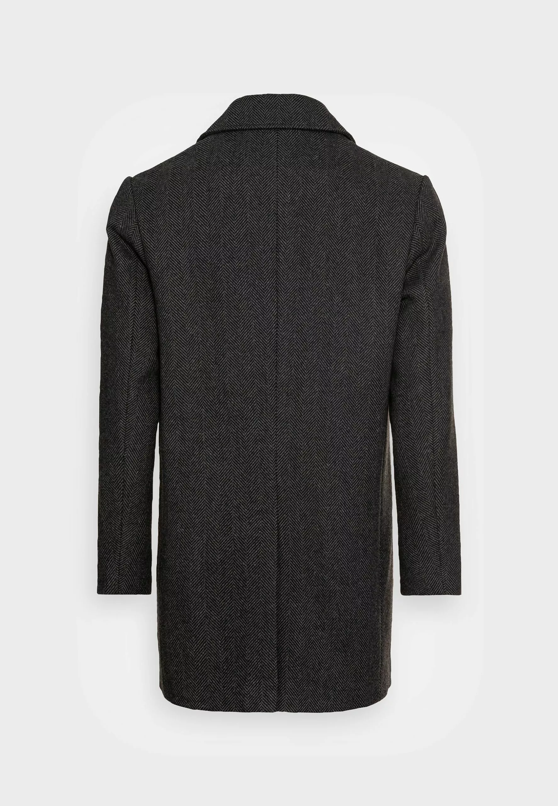 Pier One Klasyczny Płaszcz - Grey 4 Pier One Klasyczny Płaszcz - Grey - obrazek 2