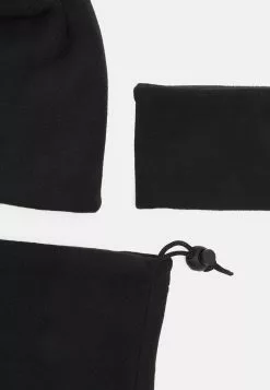 Pier One FLEECE UNISEX SET - Czapka - Black -Pier One Sklep 61e91d97a5ca421f93169d4ff34a76b8