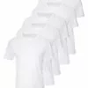 Pier One 5 PACK - T-shirt Basic - White 1 Pier One 5 PACK - T-shirt Basic - White -Pier One Sklep 6b35df84bdbf455e81a4f8ab5ed86de6