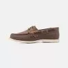 Pier One LEATHER UNISEX - Buty żeglarskie - Brown -Pier One Sklep 6dd44782e4ce4e88a0ade04df6482d77