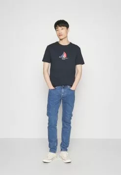 Pier One T-shirt Z Nadrukiem - Dark Blue -Pier One Sklep 7144442f84cd441eb0c1d9c19566832e