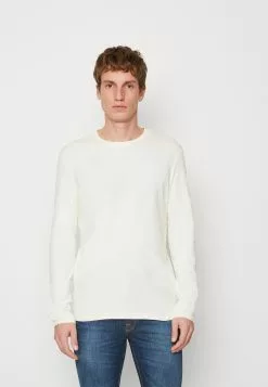 Pier One 3 PACK - Bluzka Z Długim Rękawem - Mottled Dark Blue/light Brown/off-white -Pier One Sklep 7375a251fd114d68933ae122786e3717