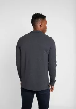 Pier One 2 PACK - Koszulka Polo - Mottled Grey/black -Pier One Sklep 77c9635f18fc41c0b7958b3aa63b2631