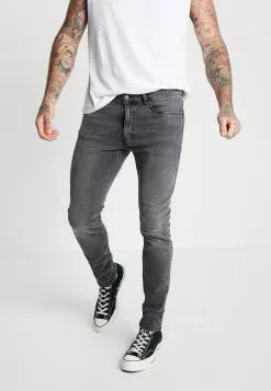 Pier One Jeansy Skinny Fit - Grey Denim