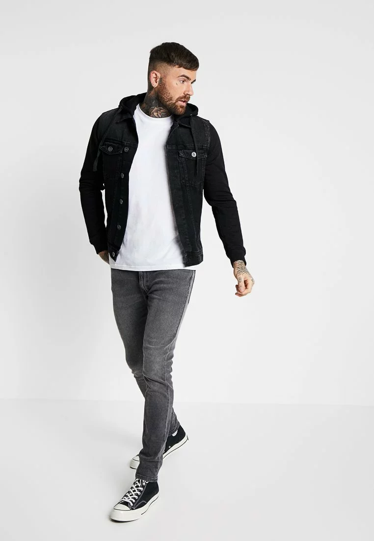 Pier One Jeansy Skinny Fit - Grey Denim 4 Pier One Jeansy Skinny Fit - Grey Denim - obrazek 2