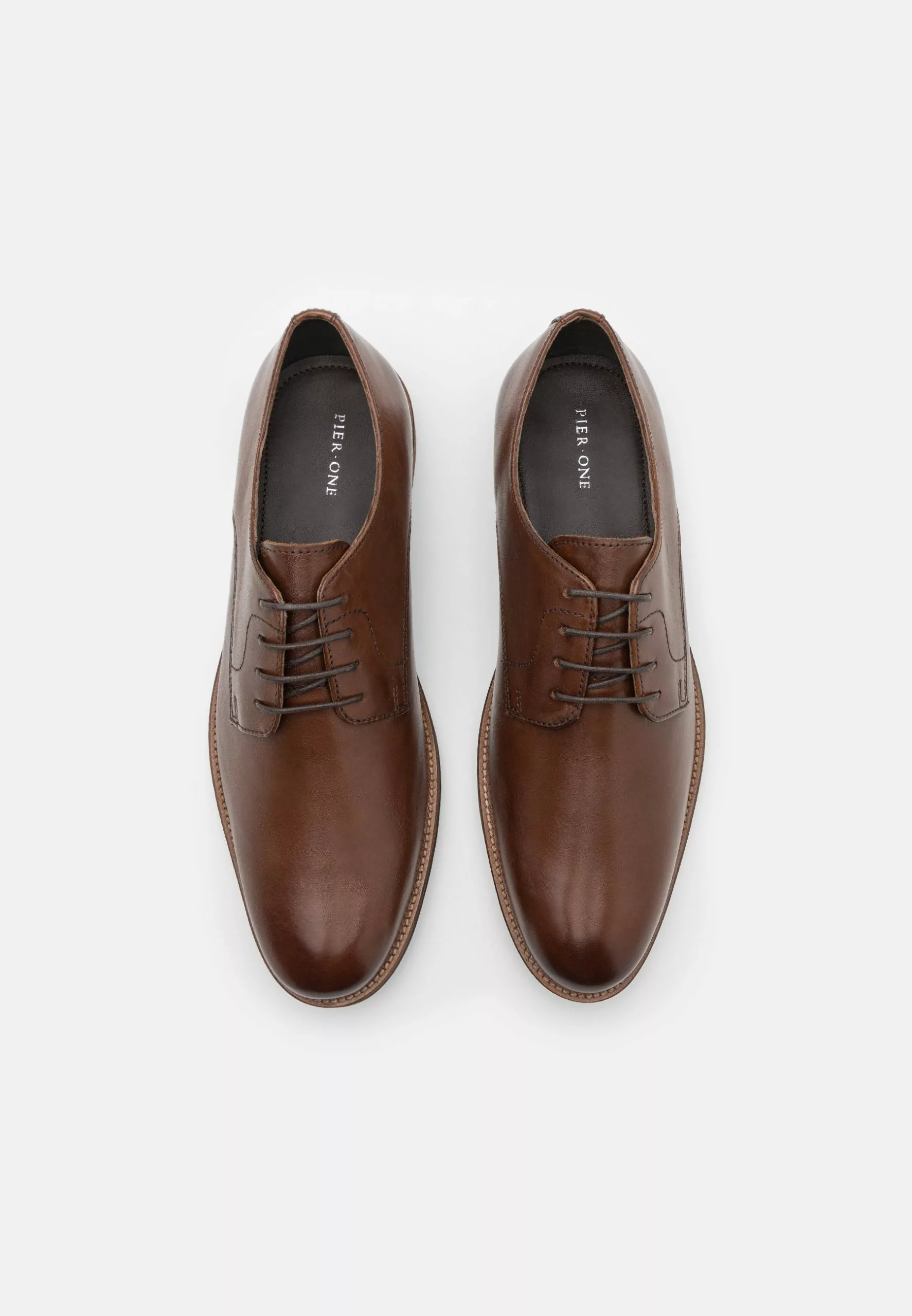 Pier One LEATHER - Oksfordki - Brown 6 Pier One LEATHER - Oksfordki - Brown - obrazek 4
