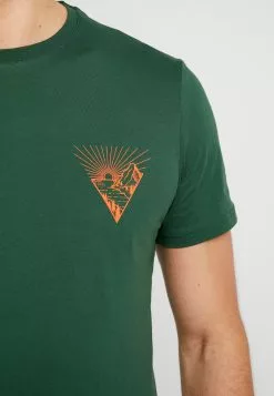 Pier One T-shirt Z Nadrukiem - Dark Green -Pier One Sklep 8247bb913ccd4b32b9ed3507e5c109e6