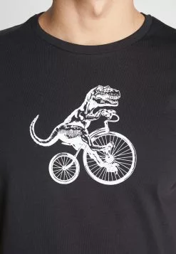 Pier One T-shirt Z Nadrukiem - Black -Pier One Sklep 88ed8388554a4a75b82576d4ad8e9434