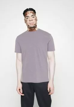 Pier One 7 PACK - T-shirt Basic - White/yellow/lilac -Pier One Sklep 96001b75cf09456b87bf989cbdffdc44