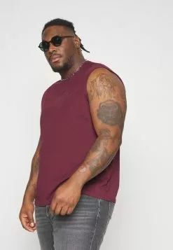 Pier One 2 PACK - Top - Black/bordeaux -Pier One Sklep 9a1d9c88a337461bb92e13d6ec4021e4