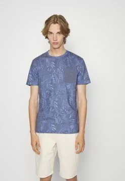 Pier One T-shirt Z Nadrukiem - Dark Blue