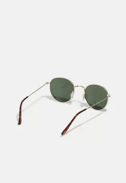 Pier One UNISEX - Okulary Przeciwsłoneczne - Gold-coloured/green