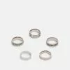Pier One 5 PACK - Pierścionek - Silver-coloured -Pier One Sklep 9f38634e26784319ac6a4bcb330f3ebf