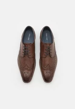 Pier One LEATHER - Oksfordki - Brown -Pier One Sklep 9f91739a20c64df3bf2edb2ec907939f