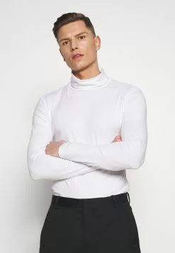 Pier One 2 PACK - Bluzka Z Długim Rękawem - White/black -Pier One Sklep a236e23de24943c2b31da887f93fc262