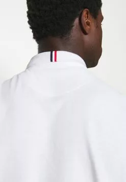 Pier One TRICOLORE TRIM POLO - Koszulka Polo - White -Pier One Sklep a5cdb3c738154df3aacccd2c895fbaf7