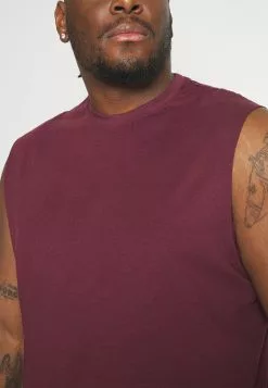 Pier One 2 PACK - Top - Black/bordeaux -Pier One Sklep af59c4688f4d44ab8d320f6956c124b1