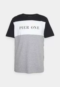 Pier One T-shirt Z Nadrukiem - Black -Pier One Sklep b26a0a9fe2554dc9b06584b4d598f4ec