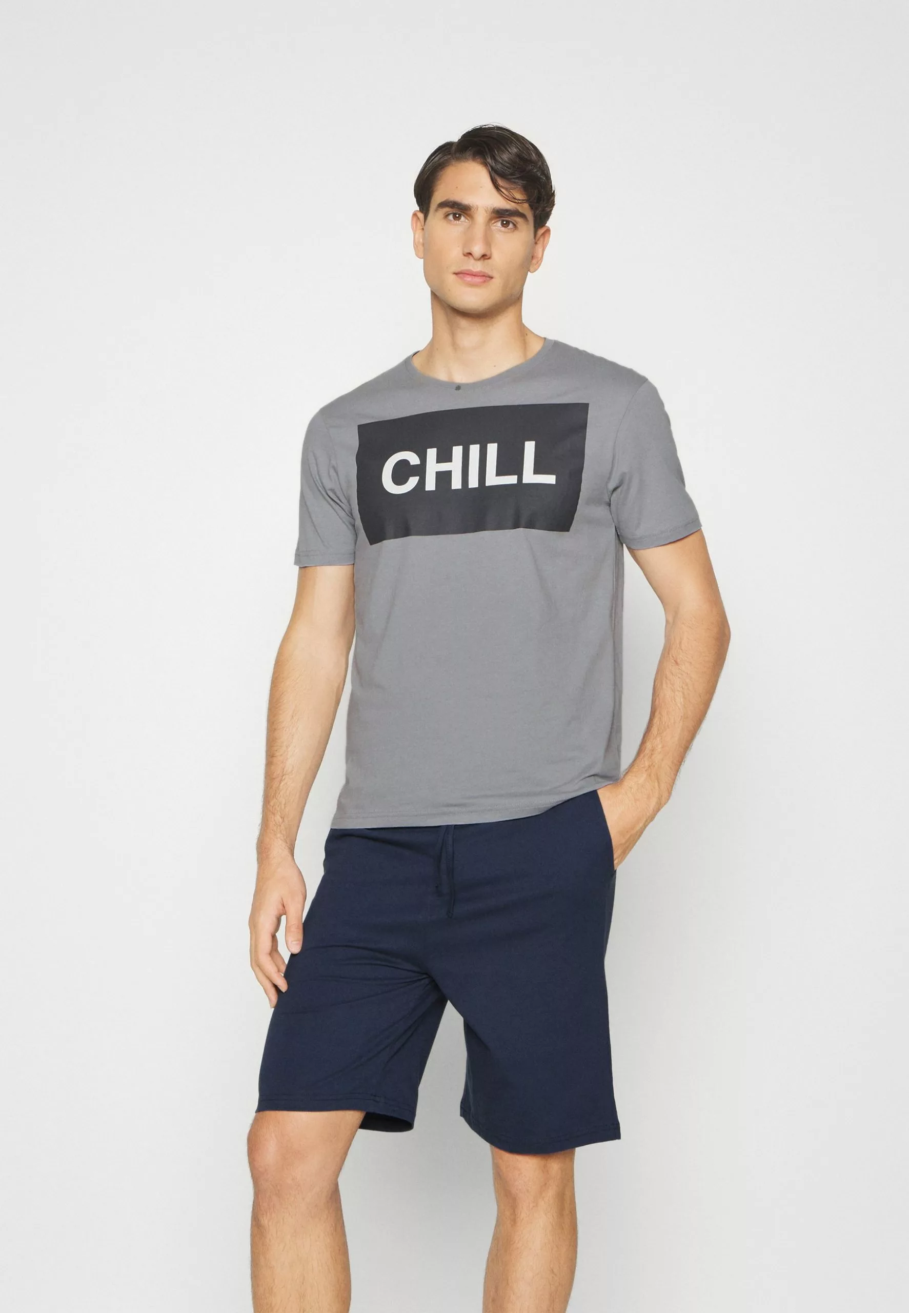 Pier One Piżama - Dark Blue/grey 3 Pier One Piżama - Dark Blue/grey