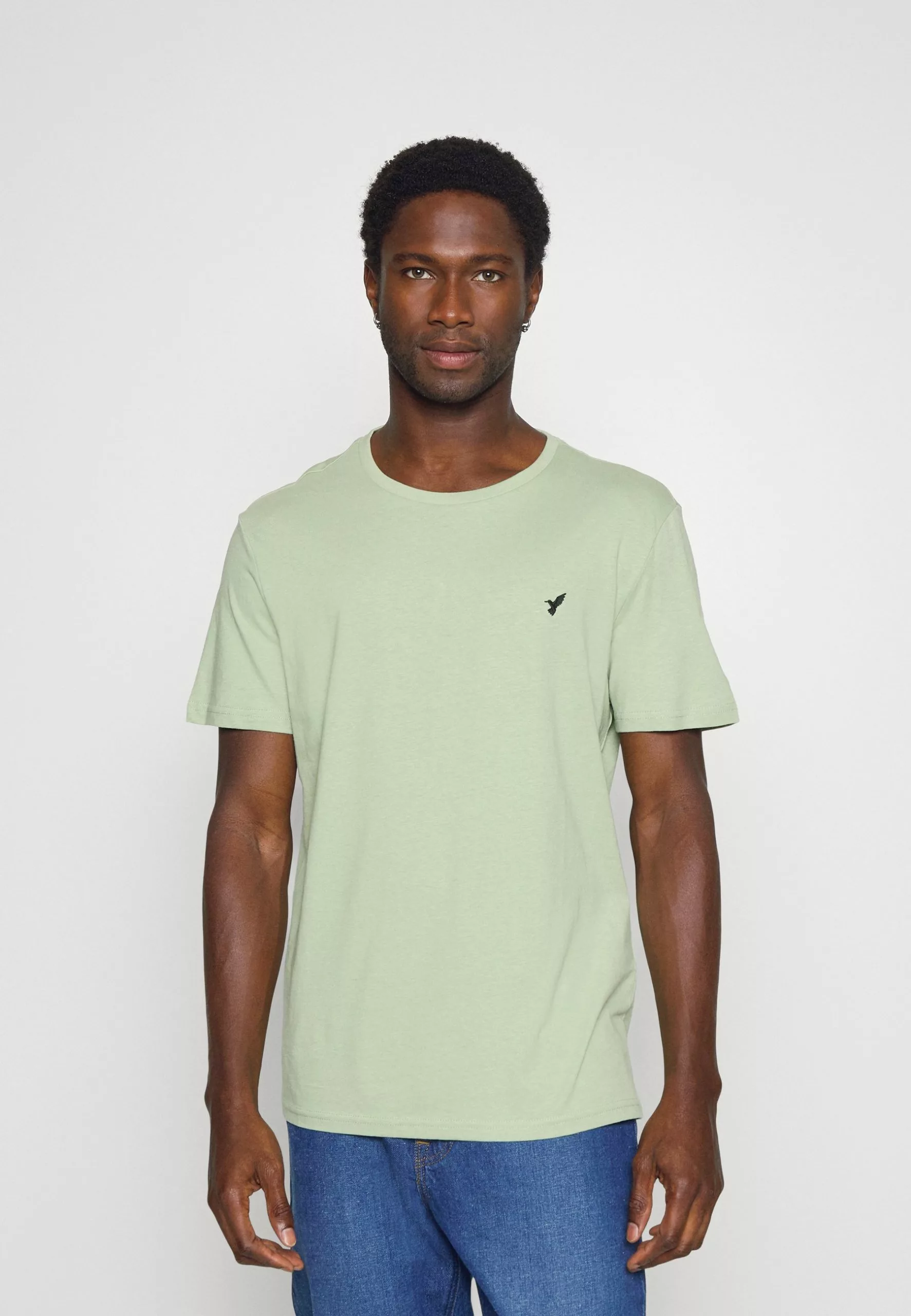 Pier One 5 PACK - T-shirt Basic - White/blue/stone 8 Pier One 5 PACK - T-shirt Basic - White/blue/stone - obrazek 6